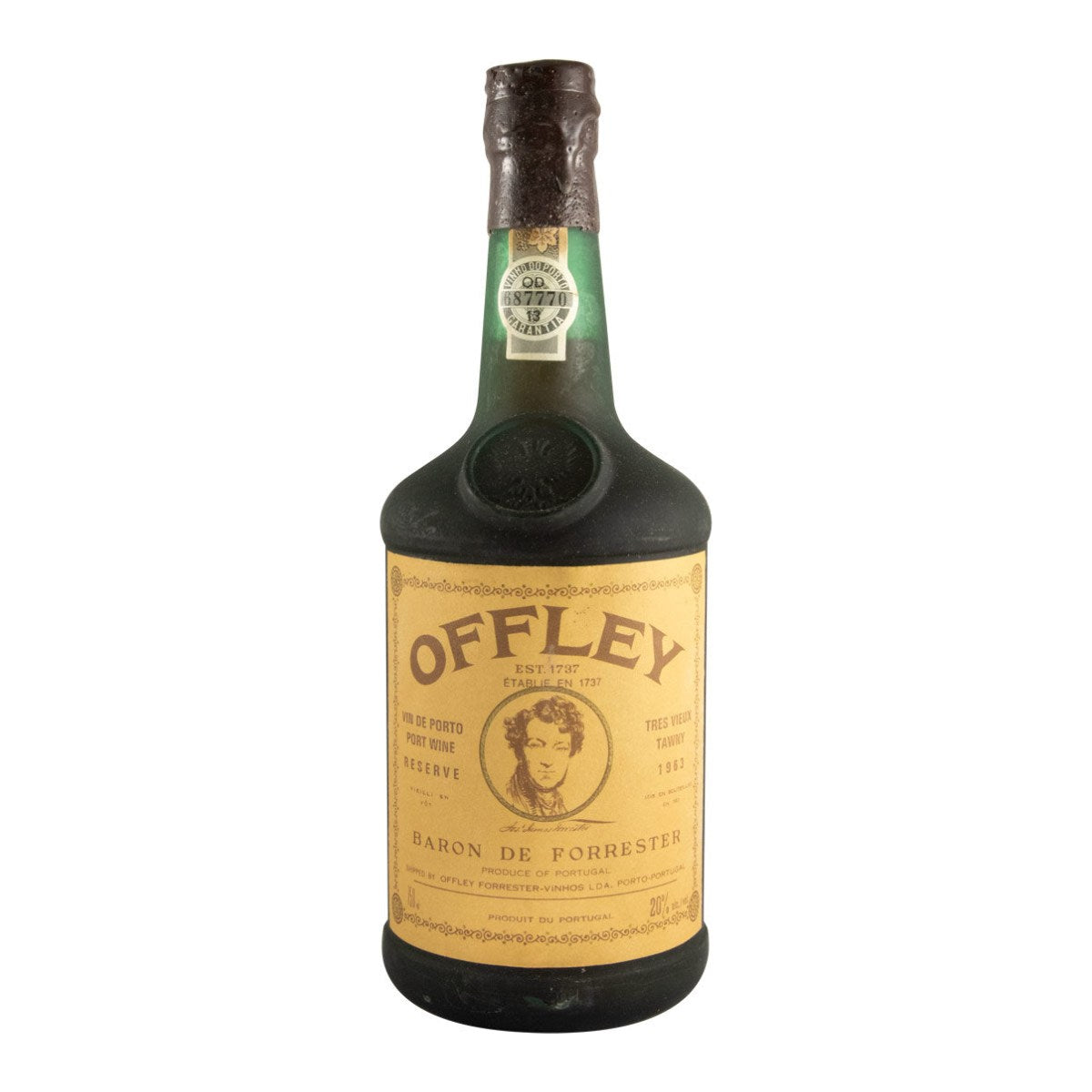Offley Barão de Forrester Reserve Porto Wine 1963 750ml 20% ABV