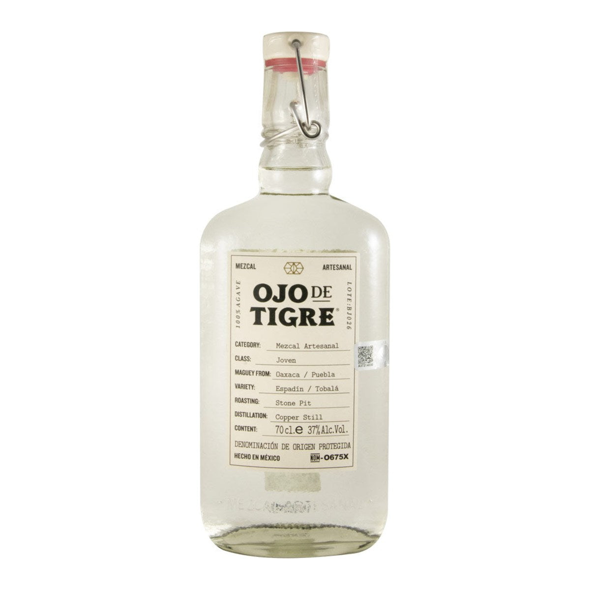 Ojo de Tigre Espadín & Tobalá Mezcal 700ml 37% ABV