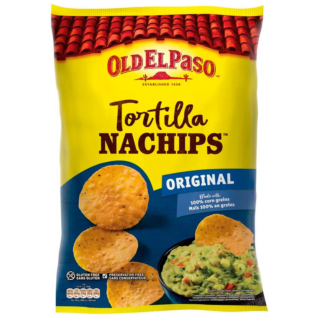 Old El Paso Nachips Tortilla Chips 185g