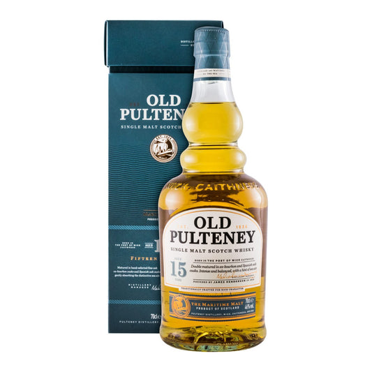 Old Pulteney 15 Year Old Single Malt Scotch Whisky 700ml 46% ABV