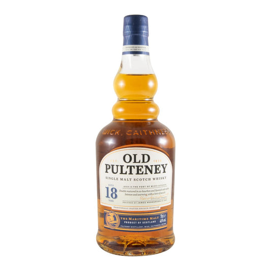 Old Pulteney 18 Year Old Single Malt Scotch Whisky 700ml 46% ABV