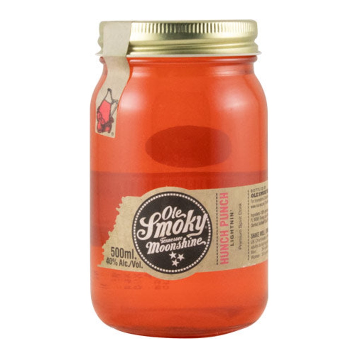 Ole Smoky Hunch Punch Moonshine 500ml 40% ABV