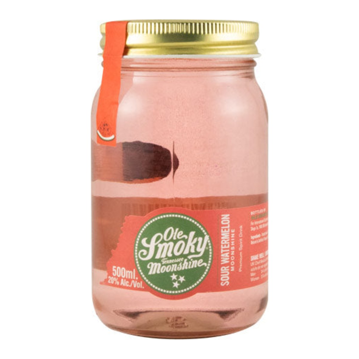 Ole Smoky Sour Watermelon Moonshine 500ml 20% ABV
