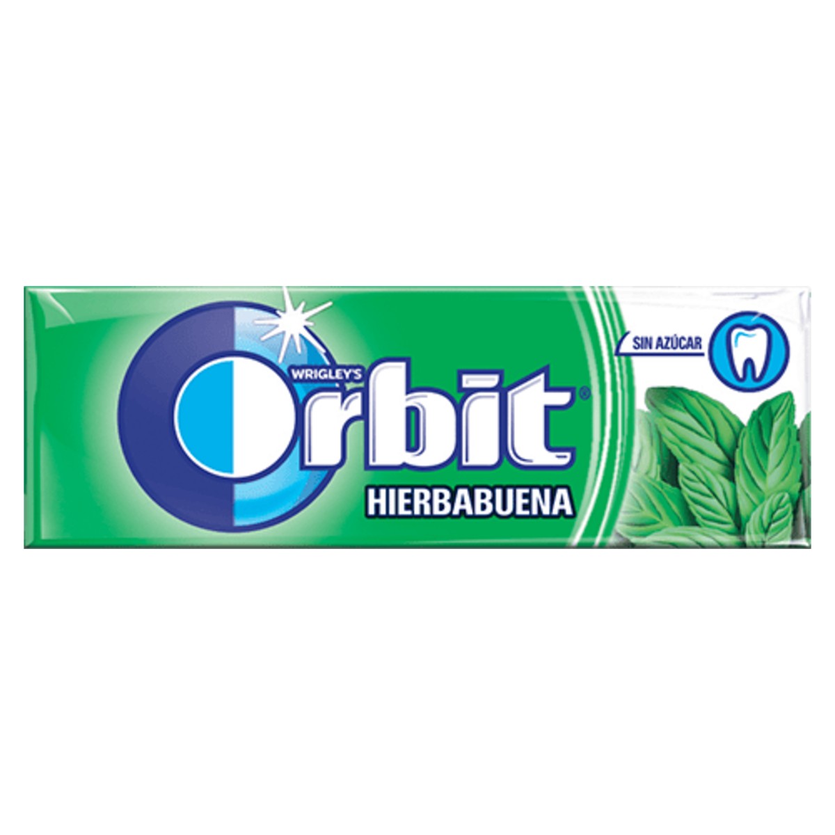 Orbit Spearmint Sugar Free Chewing Gum Dragees 14g