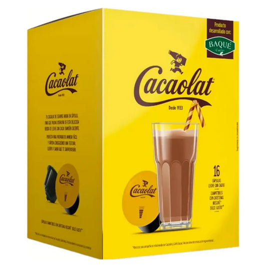 Origen & Sensations Cacaolat Chocolate Drink 16 Capsules for Dolce Gusto