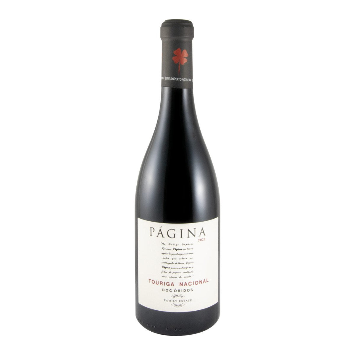 Página Touriga Nacional Red Wine Lisbon 2021 750ml 12.5% ABV