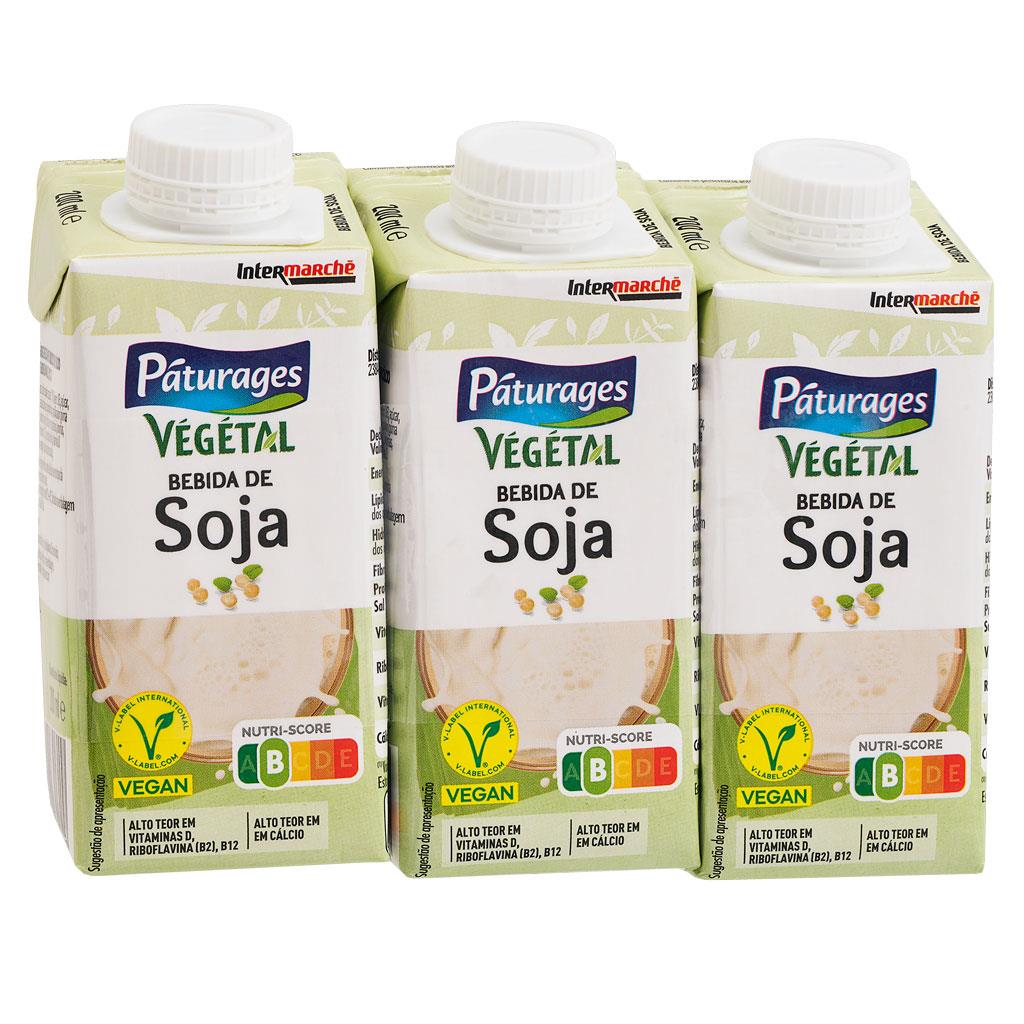 Pâturages UHT Soya Drink 3 x 200ml
