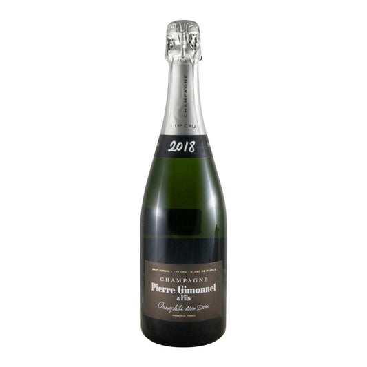 Pierre Gimonnet & Fils Oenophile Non Dosé Blanc de Blancs Premier Cru Brut Nature Champagne 2018 750ml 12.5% ABV