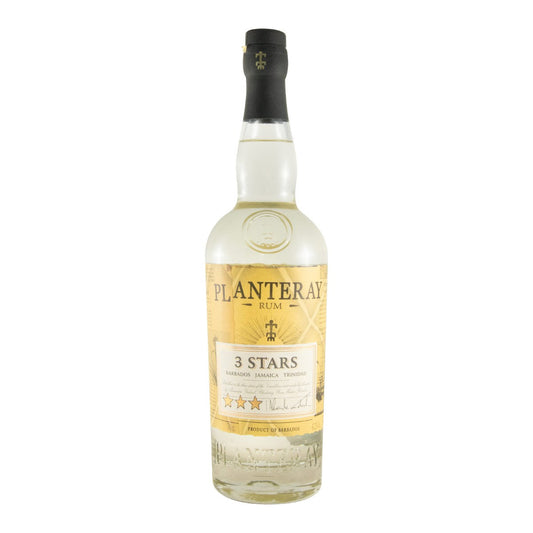 Planteray 3 Stars White Rum 700ml 41.2% ABV