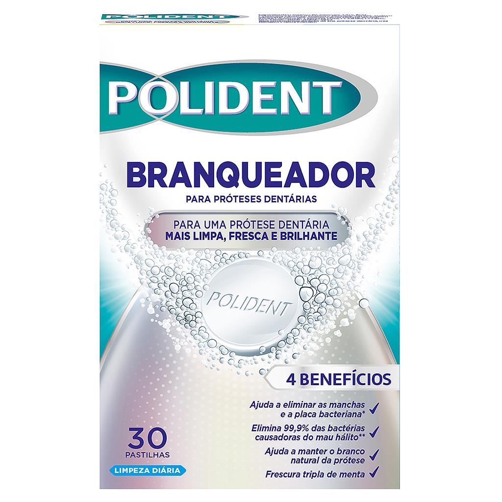 Polident Whitening Denture Cleaning Tablets Pack of 30