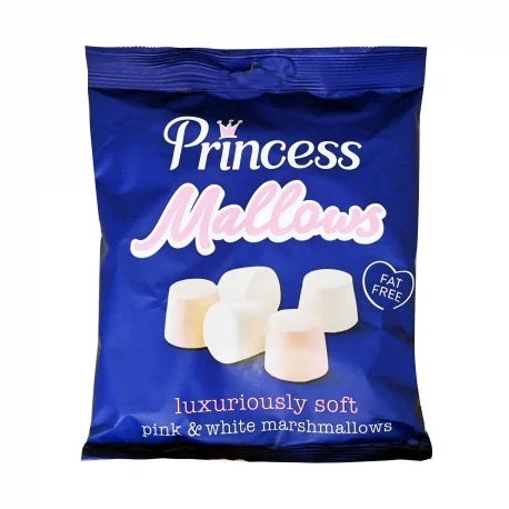 princess marshmallows 187.5g soft fluffy marshmallow candy classic sweet shop marshmallow sweets for baking and hot chocolate