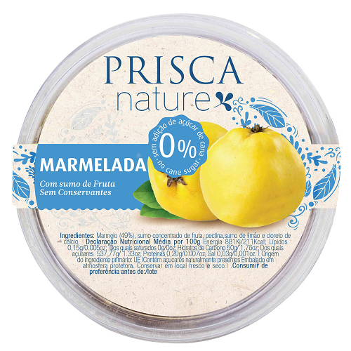prisca marmelada light 0 sugar 250 g sugar free portuguese quince spread healthy breakfast