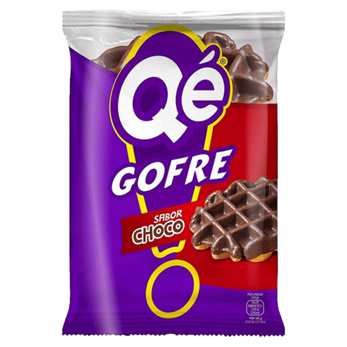 Qé Mini Chocolate Waffle 50g