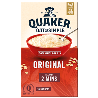 Quaker Oat so Simple Original 10 Sachets 270g