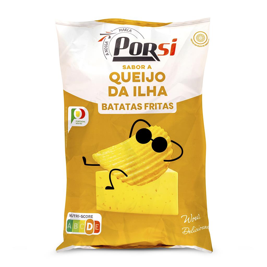 Queijo da Ilha Cheese Flavour Wavy Crisps 150g