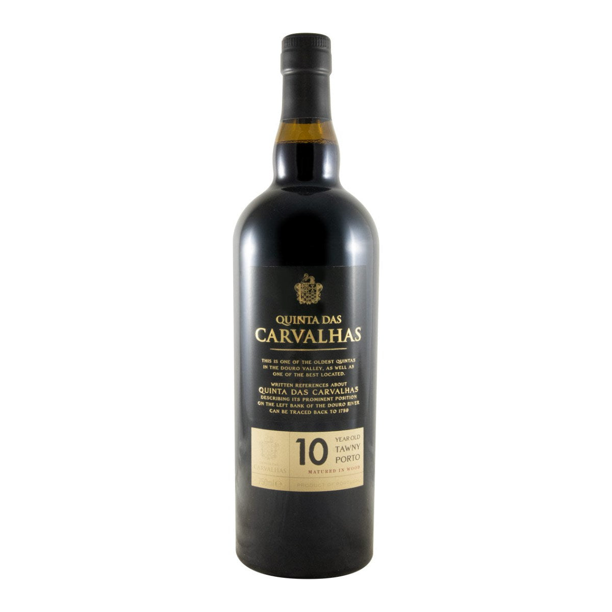 Quinta das Carvalhas 10 Year Old Tawny Porto Wine 750ml 20% ABV