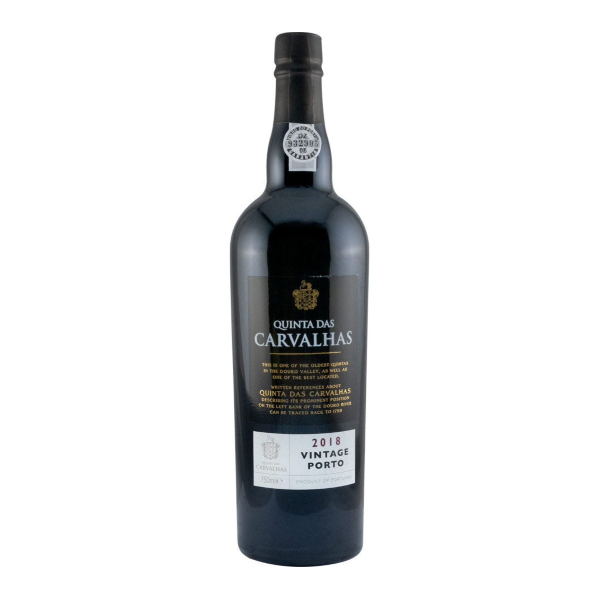 Quinta das Carvalhas Vintage Porto Wine 2018 750ml