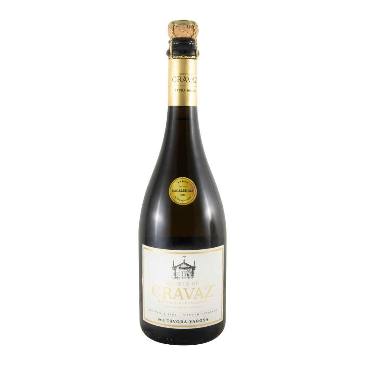 Quinta de Cravaz Malvasia Fina Reserva Extra Brut Sparkling White Wine Távora-Varosa 750ml 12% ABV