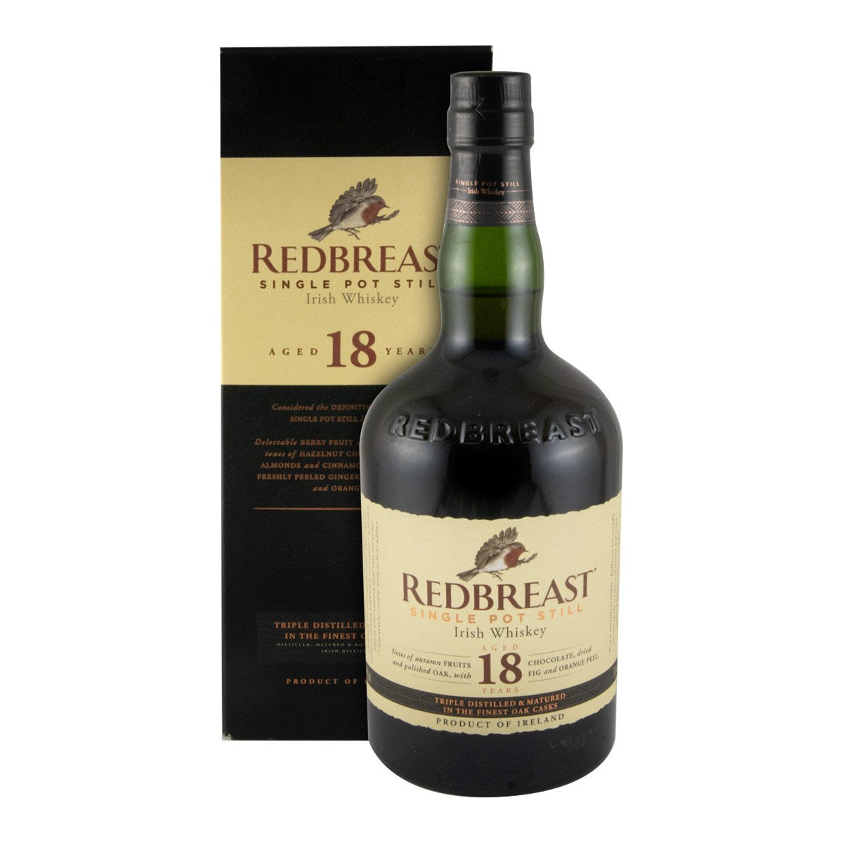 Redbreast 18 Year Old Single Pot Still Irish Whiskey 700ml