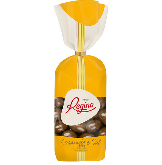 regina almonds milk chocolate salted caramel 150 g – chocolate coated almonds easter gift sweet