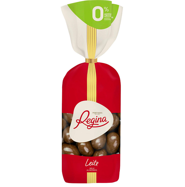 regina almonds milk chocolate zero sugar 150 g – sugar free chocolate coated almonds easter gift box