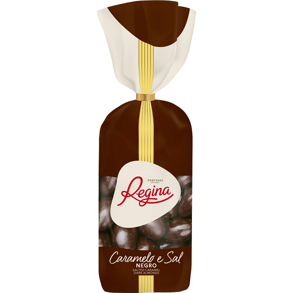 regina dark chocolate almonds caramel salt 150 g chocolate coated almonds easter gift confectionery box