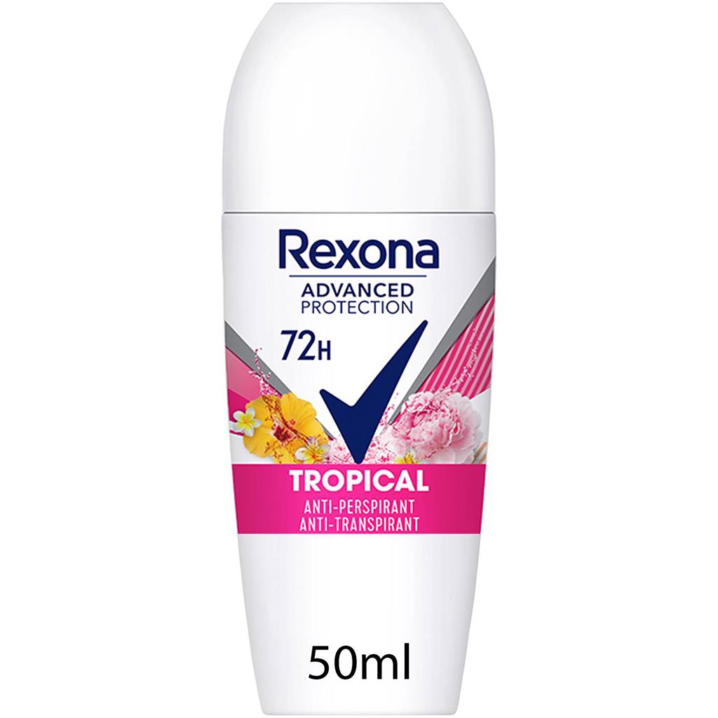 Rexona Tropical 72H Roll On Deodorant 50ml