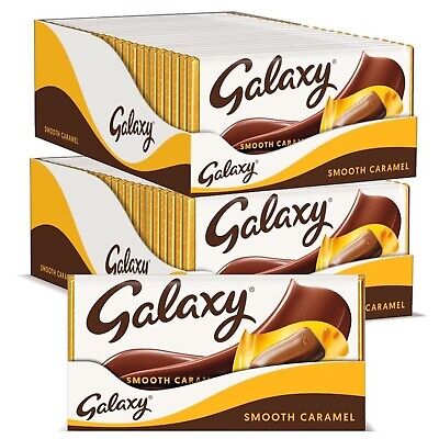 Galaxy Smooth Caramel Milk Chocolate Share Size 135g