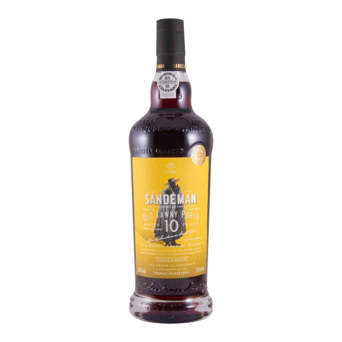 Sandeman 10 Year Old Tawny Porto Wine 750ml 20% ABV
