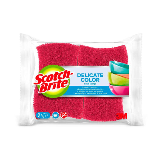 Scotch-Brite Coloured Scouring Sponges Pack of 2
