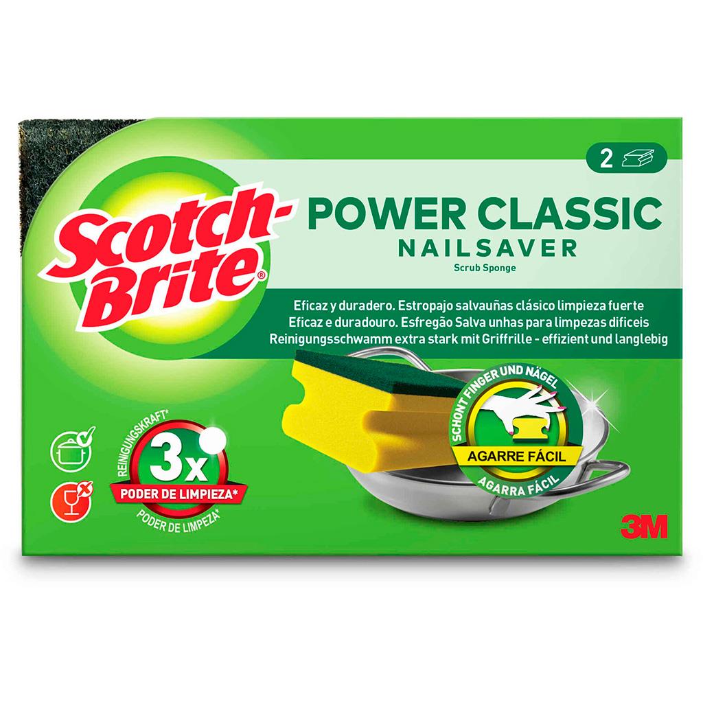 Scotch-Brite Nail Saver Scouring Sponges Pack of 2