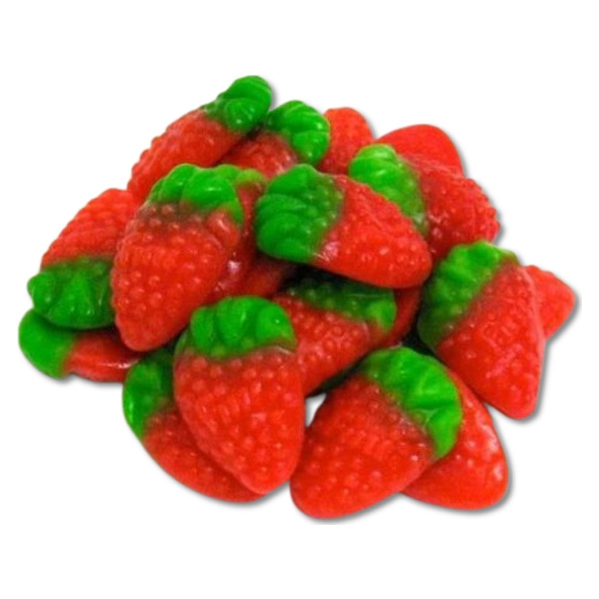 Shiny Strawberry Jelly Sweets by Weight