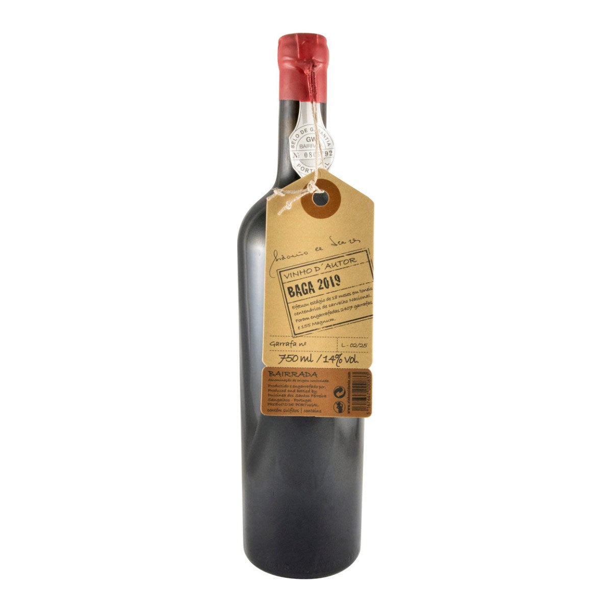 Sidónio de Sousa Signature Wine Red Wine Bairrada 2019 750ml 14% ABV
