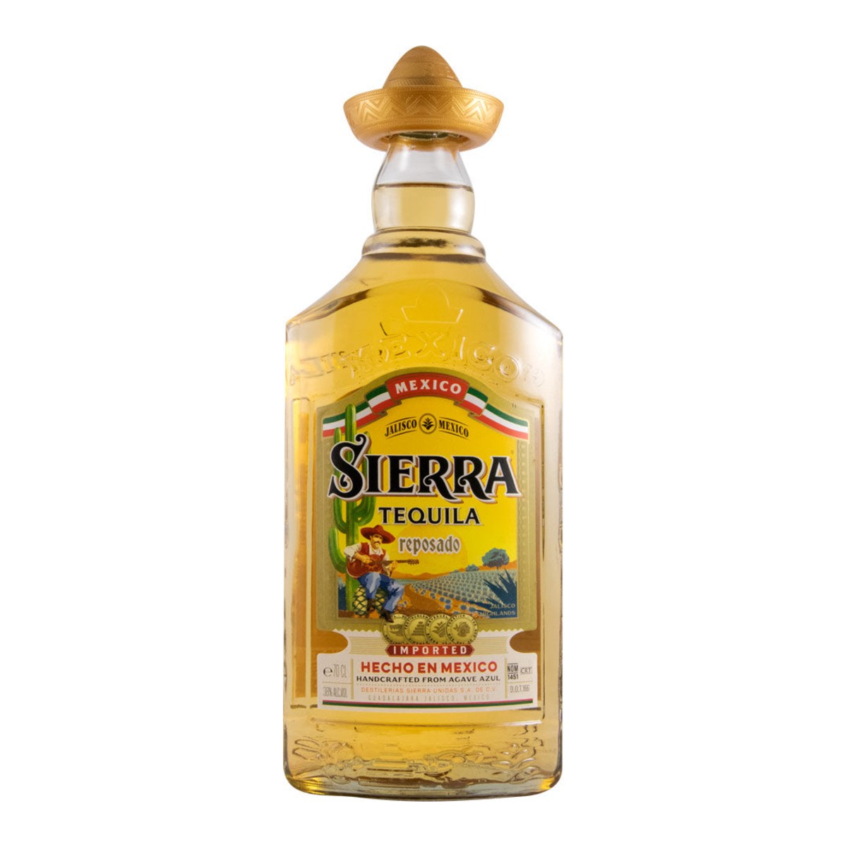 Sierra Reposado Tequila 700ml 38% ABV