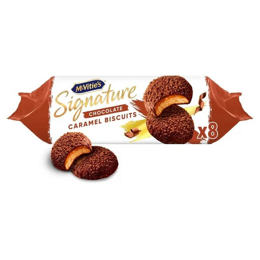 McVities Signature Chocolate Caramel Biscuits 162g