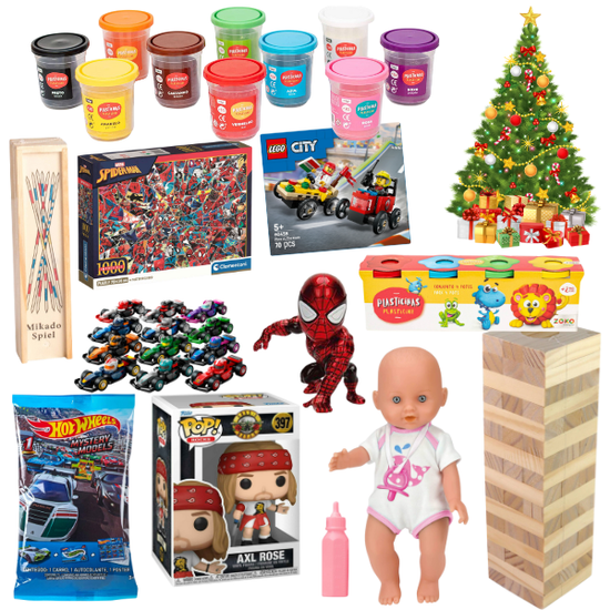 simple and fun toys and gifts – kids christmas surprises, small toys, stocking fillers, festive games and playful gift ideas for children
