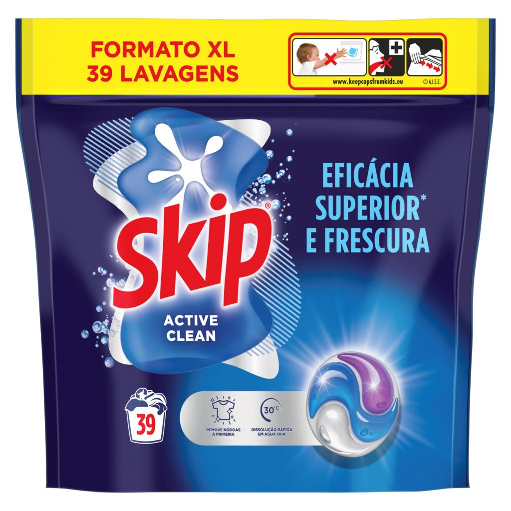 Skip Active Clean Laundry Capsules 39 Washes