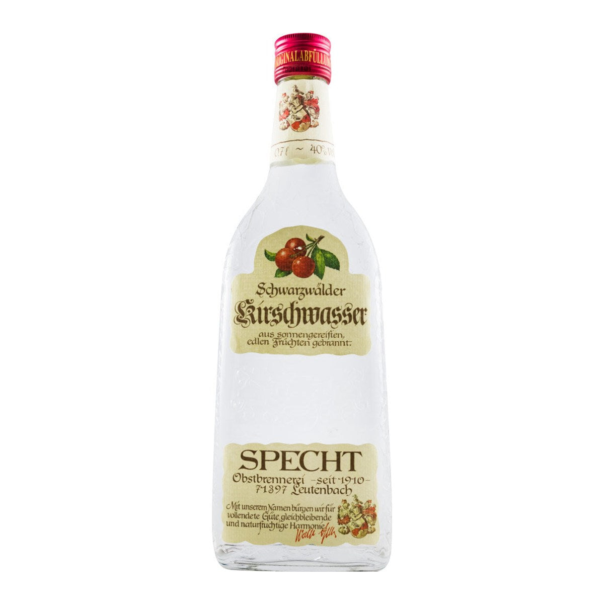 Specht Kirschwasser 700ml 40% ABV
