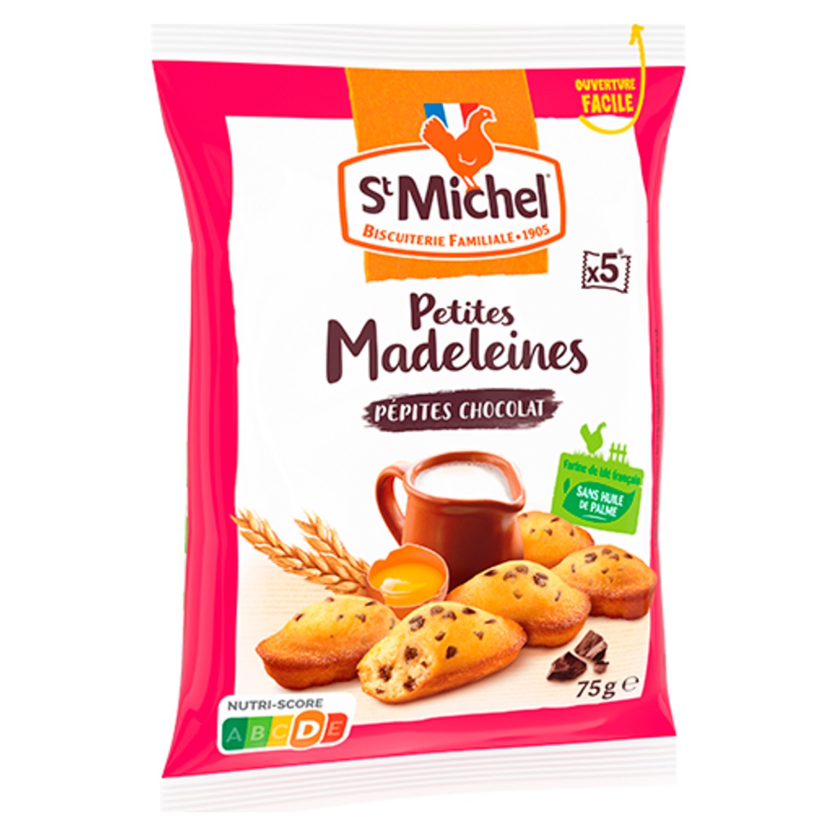 St Michel Mini Madeleines with Chocolate Chips 75g