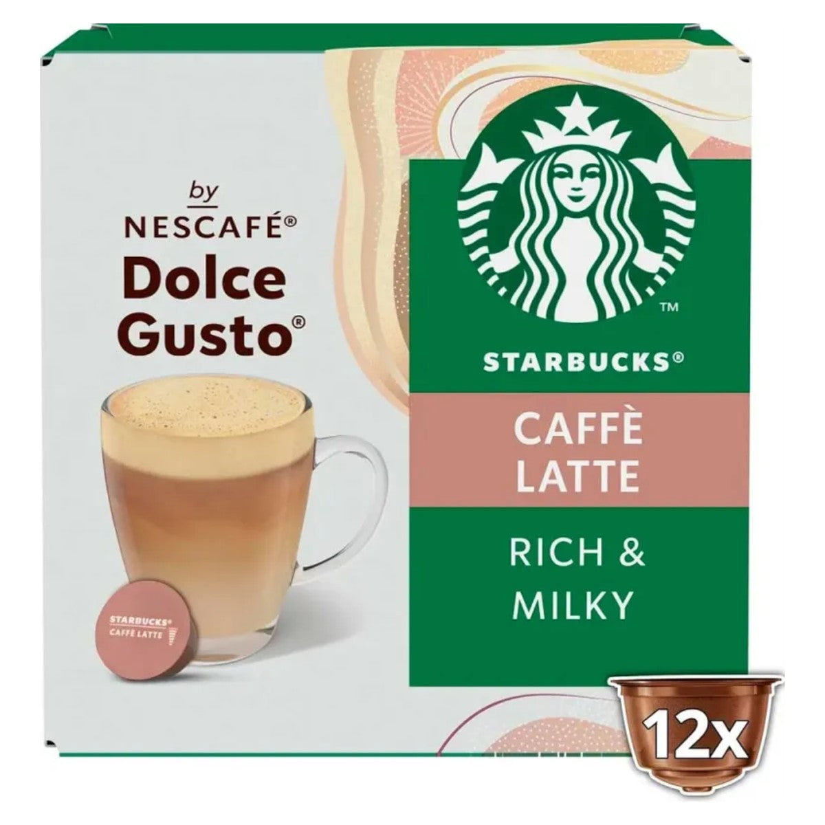 Starbucks Caffè Latte by Nescafé Dolce Gusto 12 Capsules