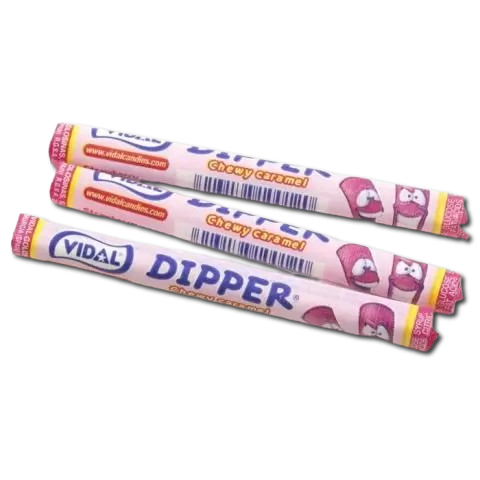 strawberry dipper per 10 fizzy chewy retro candy strawberry sticks sherbet dip sweets
