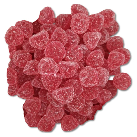 Sugar Coated Strawberry Jelly Sweets by Weight