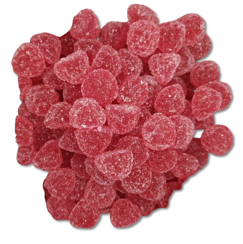 sugar coated strawberry jelly tots by weight – strawberry jelly sweets pick n mix candy