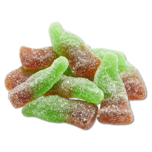 Sugared Cola Bottle Gummies by Weight