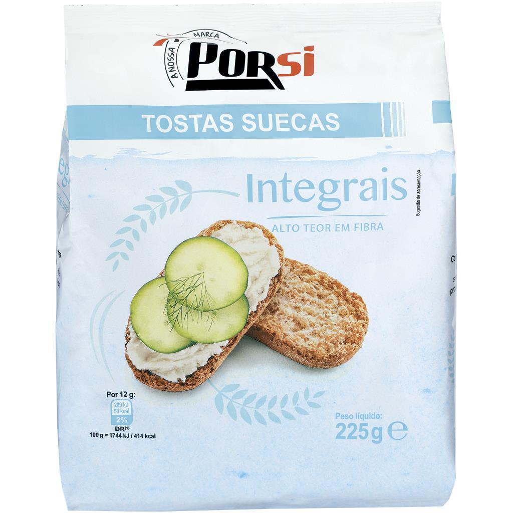 Swedish Style Wholemeal Toasts 225g