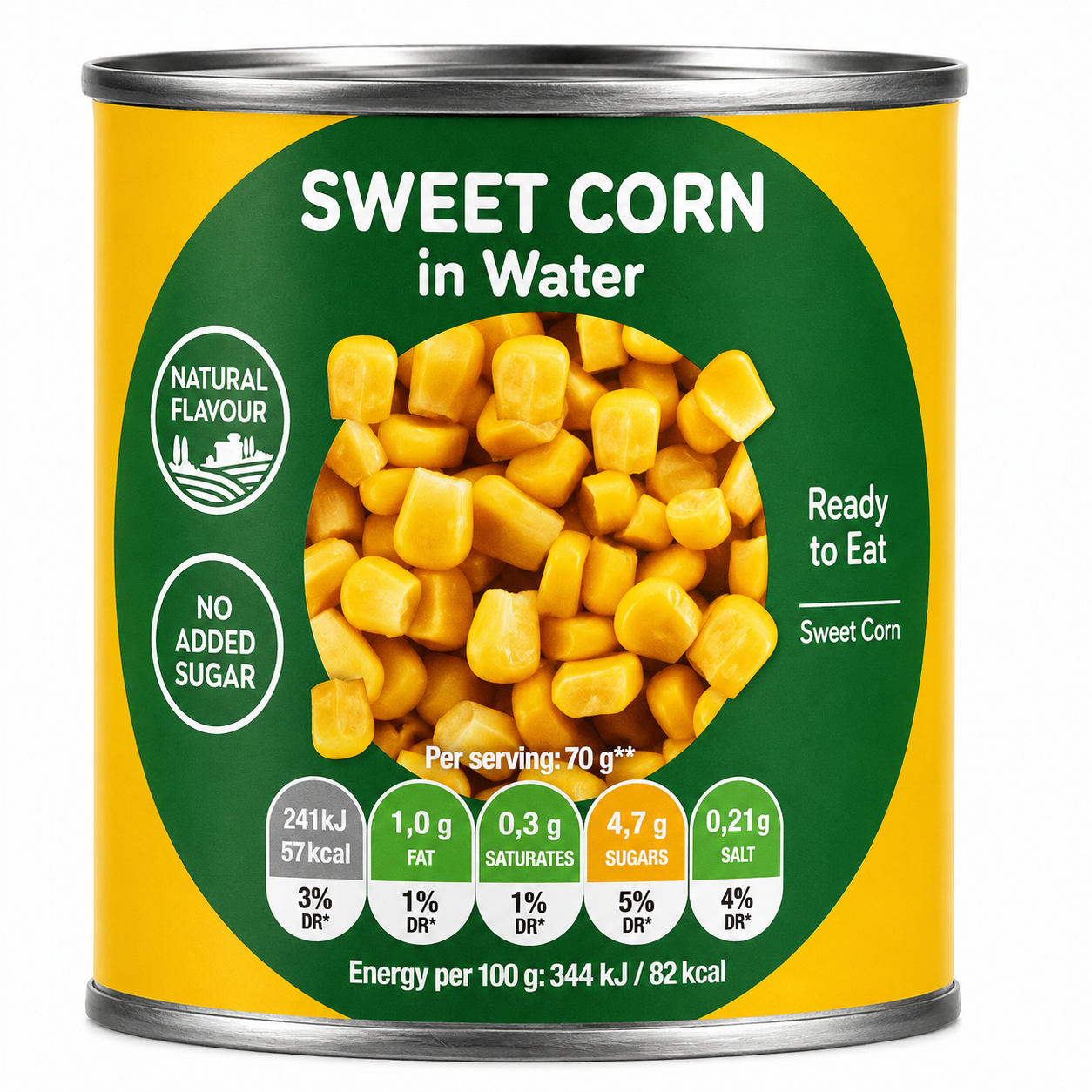 sweet corn kernels 300g canned sweet corn ready to eat pantry vegetable
