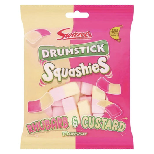 Swizzels Squashies Rhubarb and Custard 120g