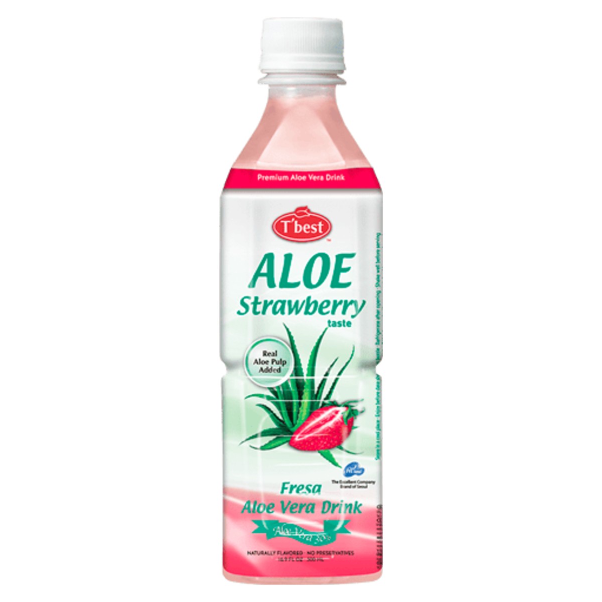 T'Best Aloe Vera Drink Strawberry 500ml