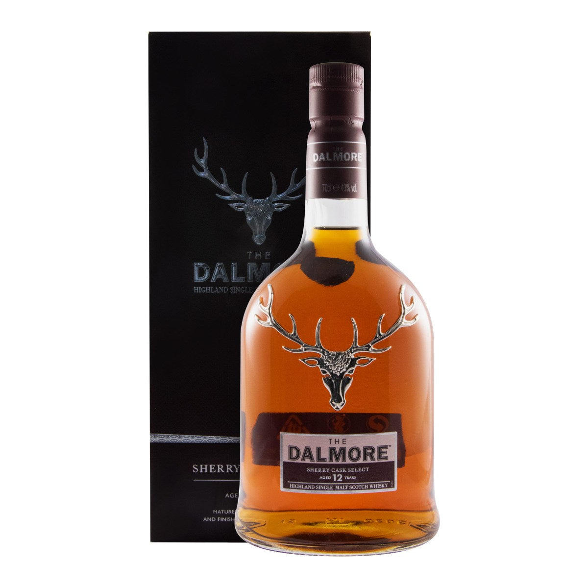 The Dalmore 12 Year Old Sherry Cask Select Single Malt Scotch Whisky 700ml 43% ABV