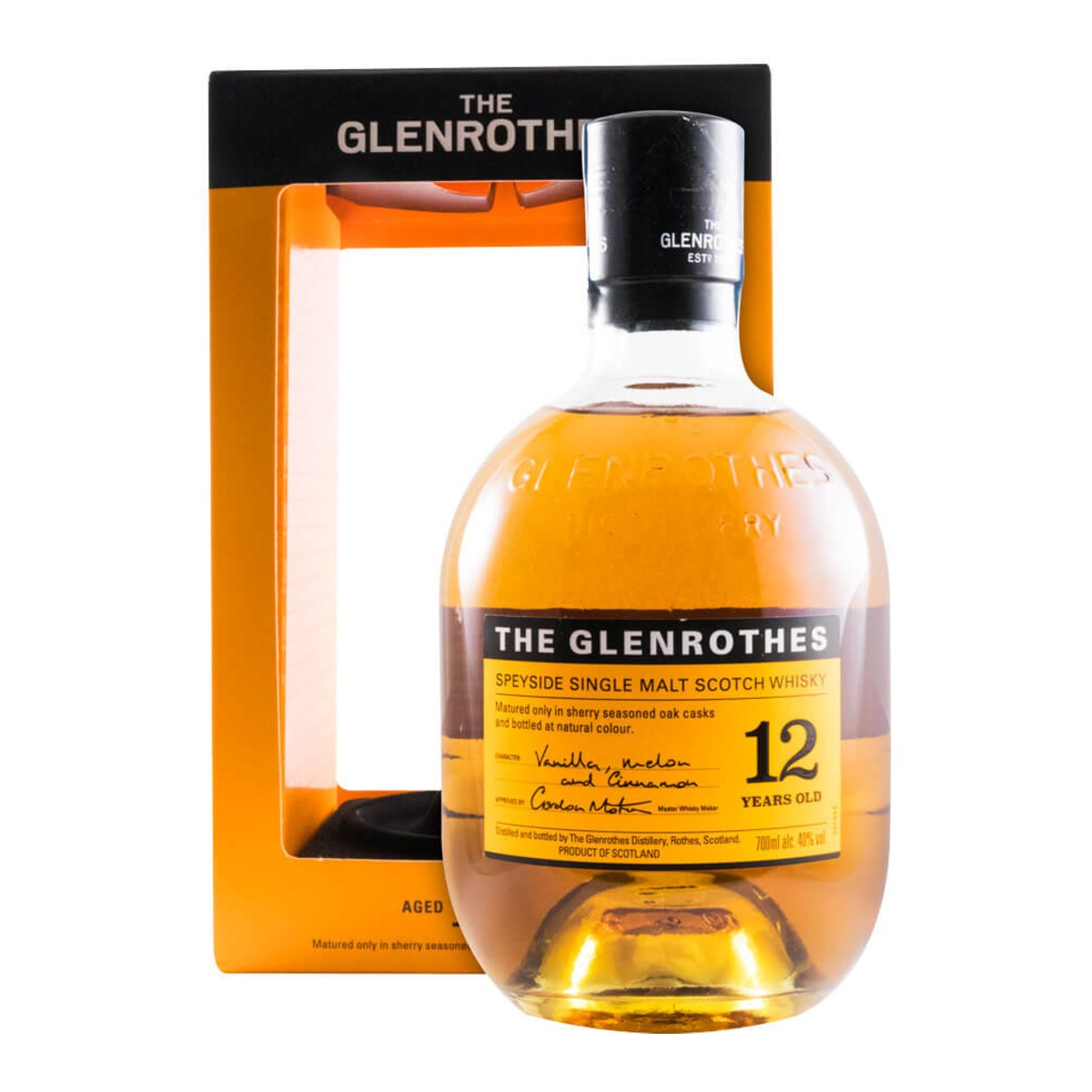 The Glenrothes 12 Year Old Single Malt Scotch Whisky 700ml 40% ABV